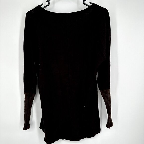 Michael Stars Brown Long Sleeve Shirt 0S - Picture 7 of 7